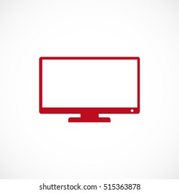 TV vector icon, vector best flat icon, EPS