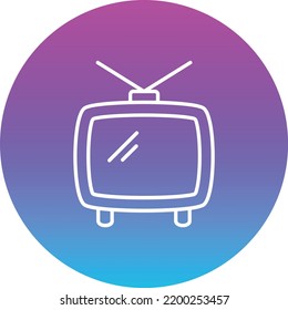 Tv vector icon. Can be used for printing, mobile and web applications.