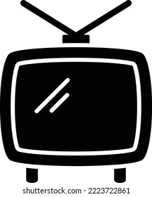 Tv Vektorsymbol. Kann für Druck-, Mobil- und Web-Anwendungen verwendet werden.
