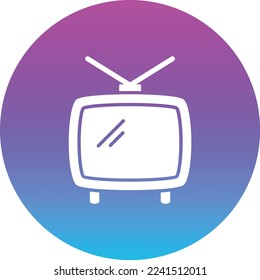 Tv vector icon. Can be used for printing, mobile and web applications.