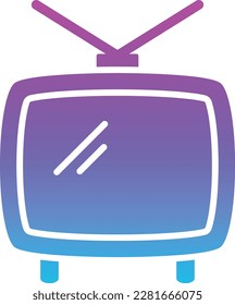 Tv vector icon. Can be used for printing, mobile and web applications.