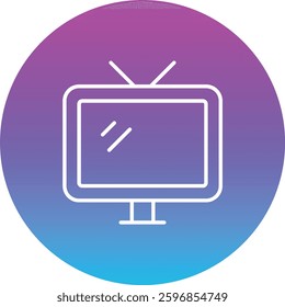 Tv vector icon. Can be used for printing, mobile and web applications.