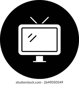 Tv vector icon. Can be used for printing, mobile and web applications.
