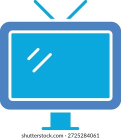 Icono de Vector de televisión. Se puede utilizar para aplicaciones de impresión, móviles y de Web.