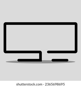 TV vector icon png image