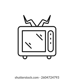 Tv vector icon stock illustration