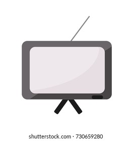 TV vector illustration. Doodle style. Design icon, print, logo, symbol, decor, textile, paper.