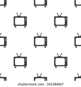 tv, vector seamless pattern, Editable can be used for web page backgrounds, pattern fills 