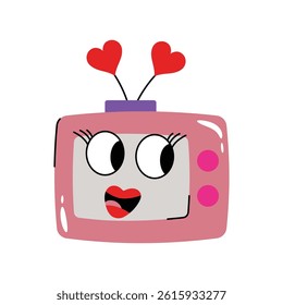 Tv vector Sticker. Eps 10 file