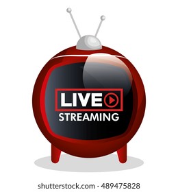 tv video play live streaming graphic
