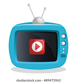tv video play live streaming graphic