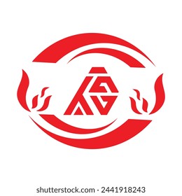 TVA triangle letter  design with triangle shape. TVA triangle design monogram. TVA triangle vector  template with red color. TVA triangular  Simple, Elegant, and Luxurious ,