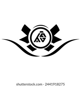 TVA triangle letter  design with triangle shape. TVA triangle design monogram. TVA triangle vector  template with red color. TVA triangular  Simple, Elegant, and Luxurious ,
