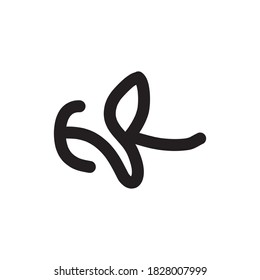 vector de diseño de logotipo de letras TVR