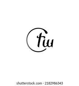TW Mode-Logo-Konzept von hoher Qualität professionelles Design, das gut in allen Printmedien drucken kann