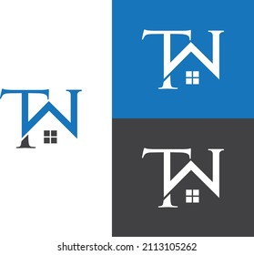 tw home logo design eps format