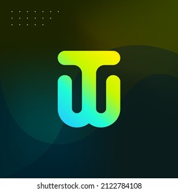 TW Letter Combination Logomark Design