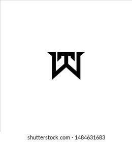 TW Letter Logo Design Template