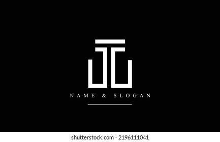TW, WT, T, W abstract letters logo monogram
