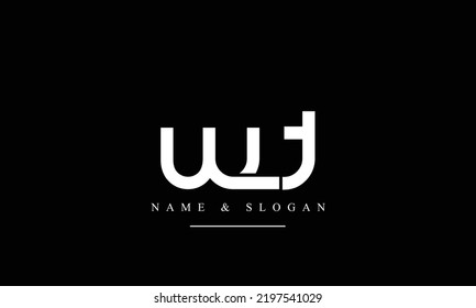 TW, WT, T, W abstract letters logo monogram