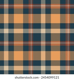 Tweed check plaid pattern for dress, jacket, coat, skirt, scarf. Seamless small pixel textured multicolored Houndstooth tartan background A modern spring autumn winter fashion fabric print.