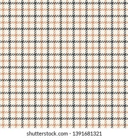 Tweed pattern seamless vector. Hounds tooth check plaid for coat, jacket, dress, or other fashion textile design.