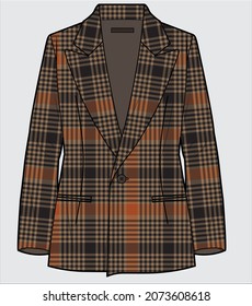 DOS JACKET PARA MUJERES EN UN ARCHIVO DE VECTOR EDITABLE