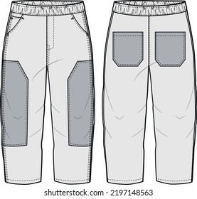 tween walking trouser, trouser with pockets