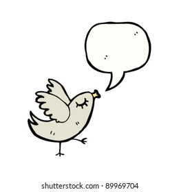 Twitter-Vogelkartoon