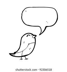 tweeting bird cartoon