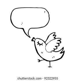 tweeting bird cartoon