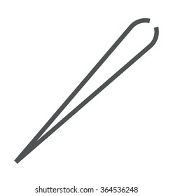 
Tweezer Bold Icon Illustration
