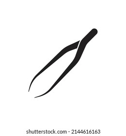 Tweezer icon design isolated on white background