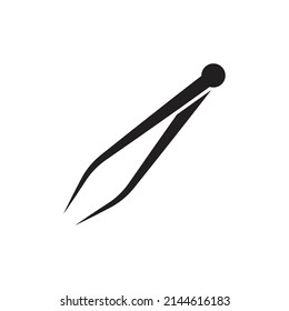 Tweezer icon design isolated on white background