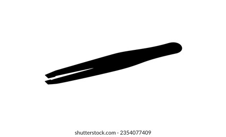 Tweezer silhouette, high quality vector