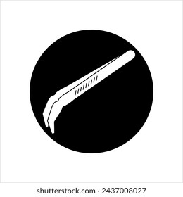 Tweezers Icon, Design Vector Art Illustration