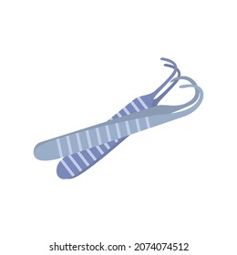 Tweezers icon. Flat illustration of tweezers vector icon