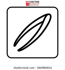 Tweezers icon symbol. Medical icon vector concept. Eps10 vector illustration.