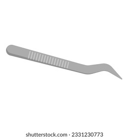 tweezers icon vector illustration. pinset sign symbol