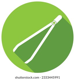 tweezers icon vector template illustration logo design