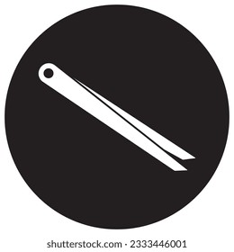 tweezers icon vector template illustration logo design