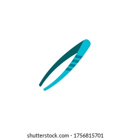 tweezers Illustration Vector of flat design Perfect for medical icon