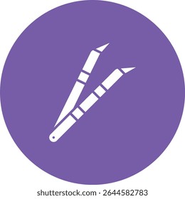 Tweezers vector icon. Can be used for printing, mobile and web applications.