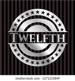Twelfth silvery emblem