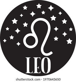 twelve constellation leo logo inspirational positive quotes, motivational, typography, lettering design