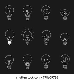 Twelve crazy icons