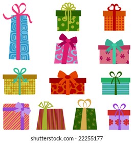 Twelve different gifts.