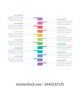 twelve options information template. geometric infographic template. infographic template for business, education, industry, technology world. information template for annual report, magazine