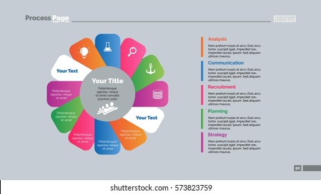 Twelve Petals Slide Template