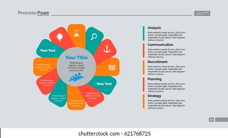 Twelve Petals Slide Template
